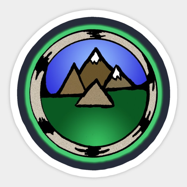 Mountains Sticker by IanWylie87